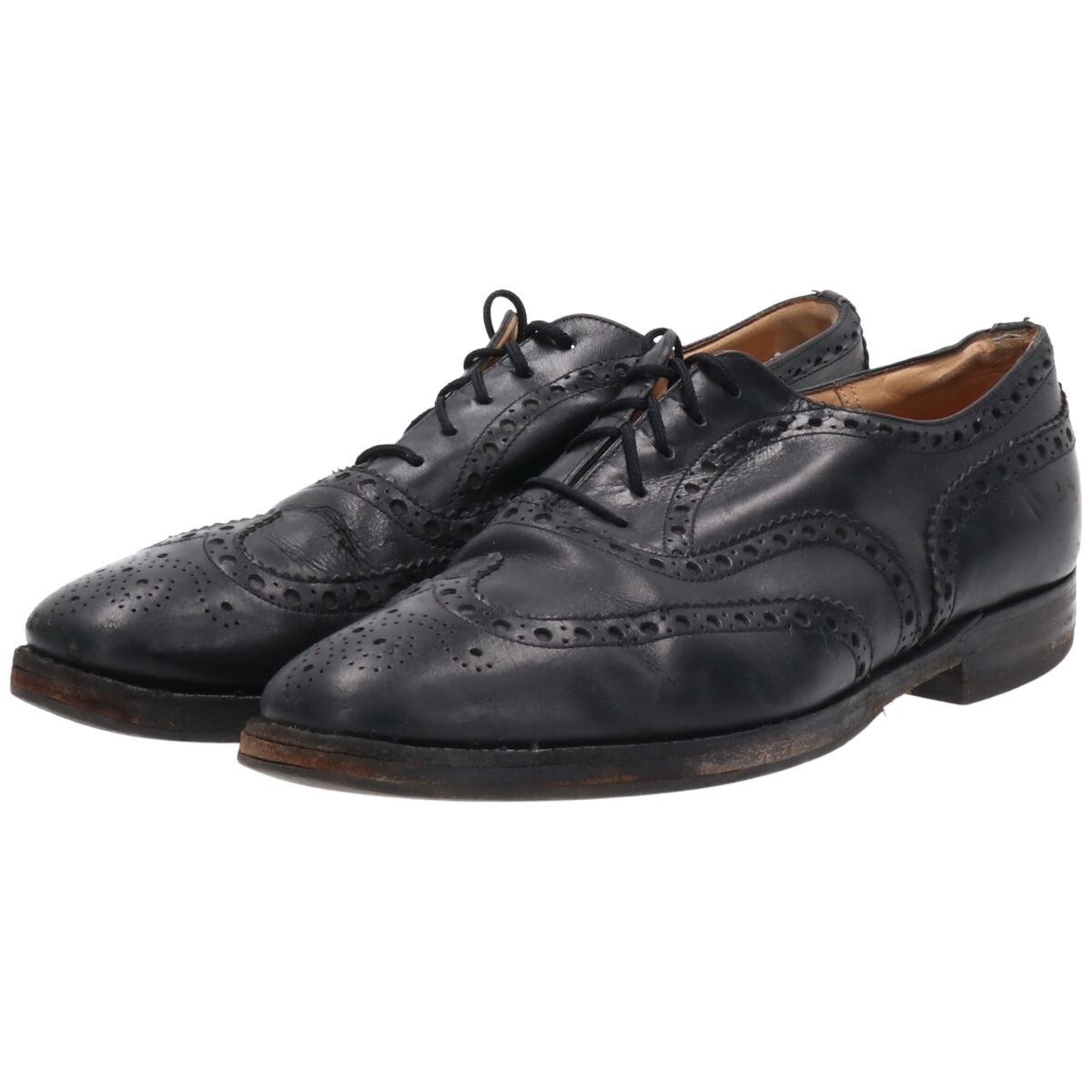 古着 チャーチ CHURCH'S 旧チャーチ 3都市 ウイングチップシューズ 70F メンズ26.5cm相当 ヴィンテージ/saa009634