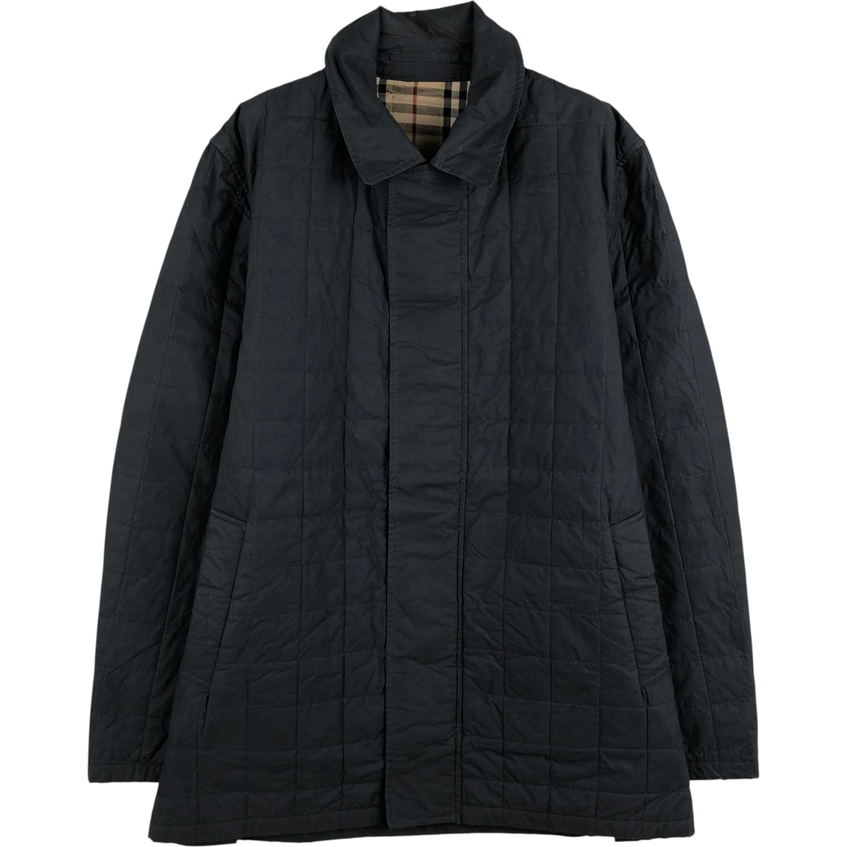 古着 バーバリー Burberry's BURBERRY LONDON コットン100% 中綿ジャケット パファージャケット 英国製 メンズM相当/eaa459209
