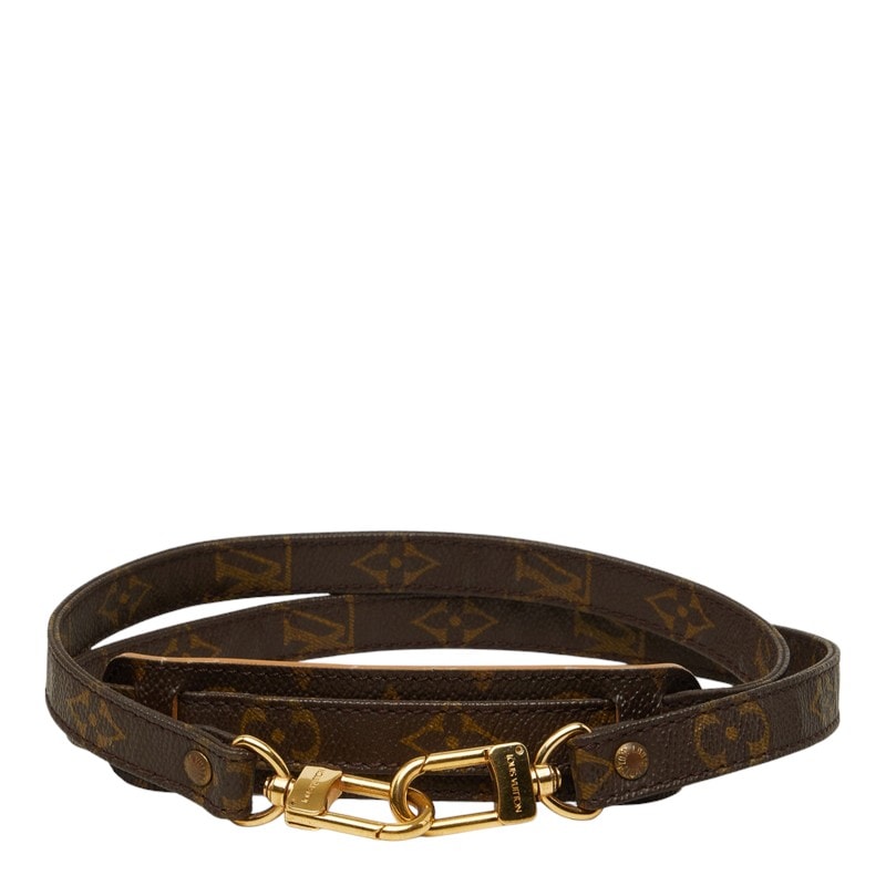 ルイ ヴィトン モノグラム ショルダーストラップ ブラウン PVC レディース LOUIS VUITTON 中古