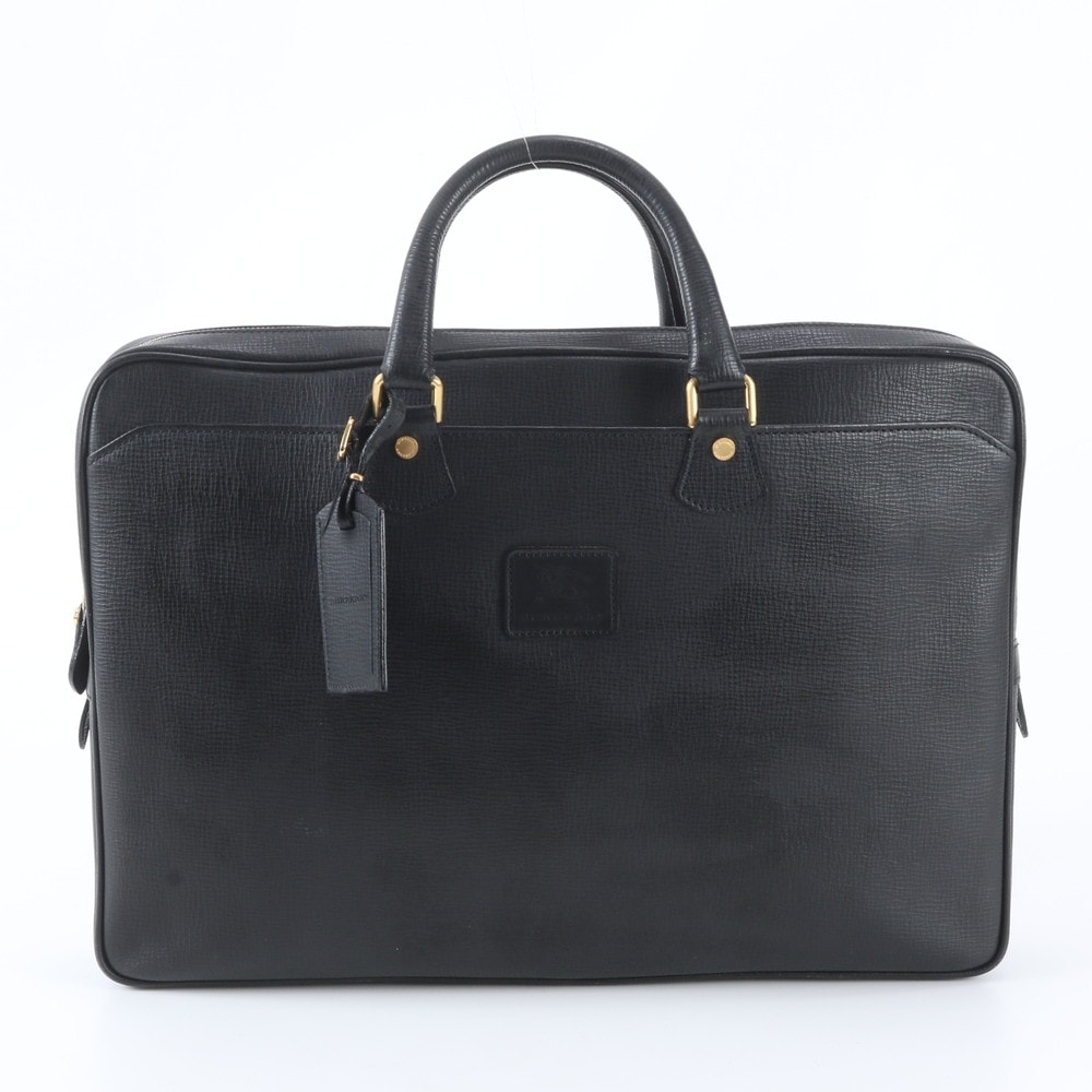 ■美品 バーバリー ビジネス バッグ レザー