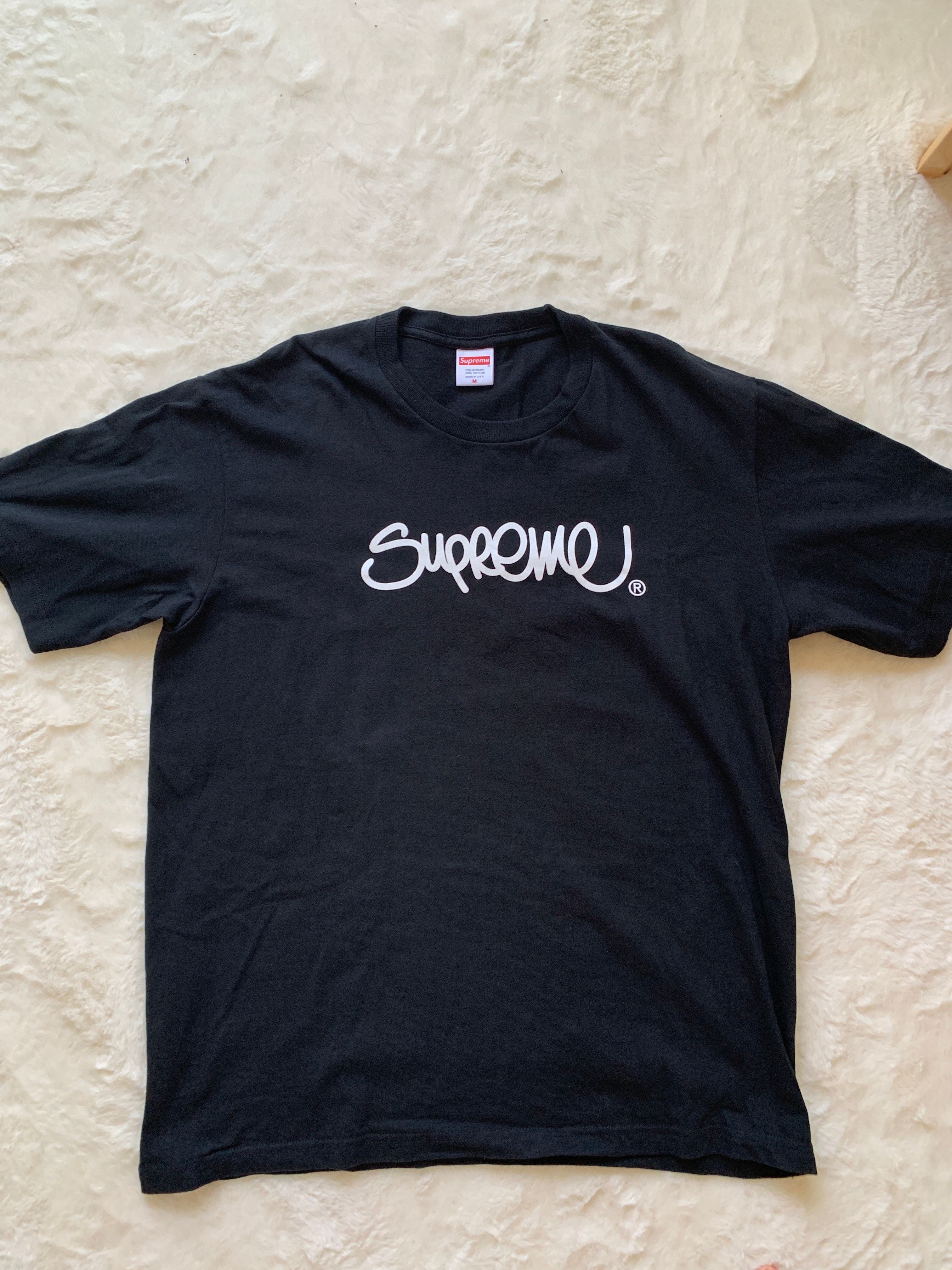 Supreme Handstyle Tee "Black"