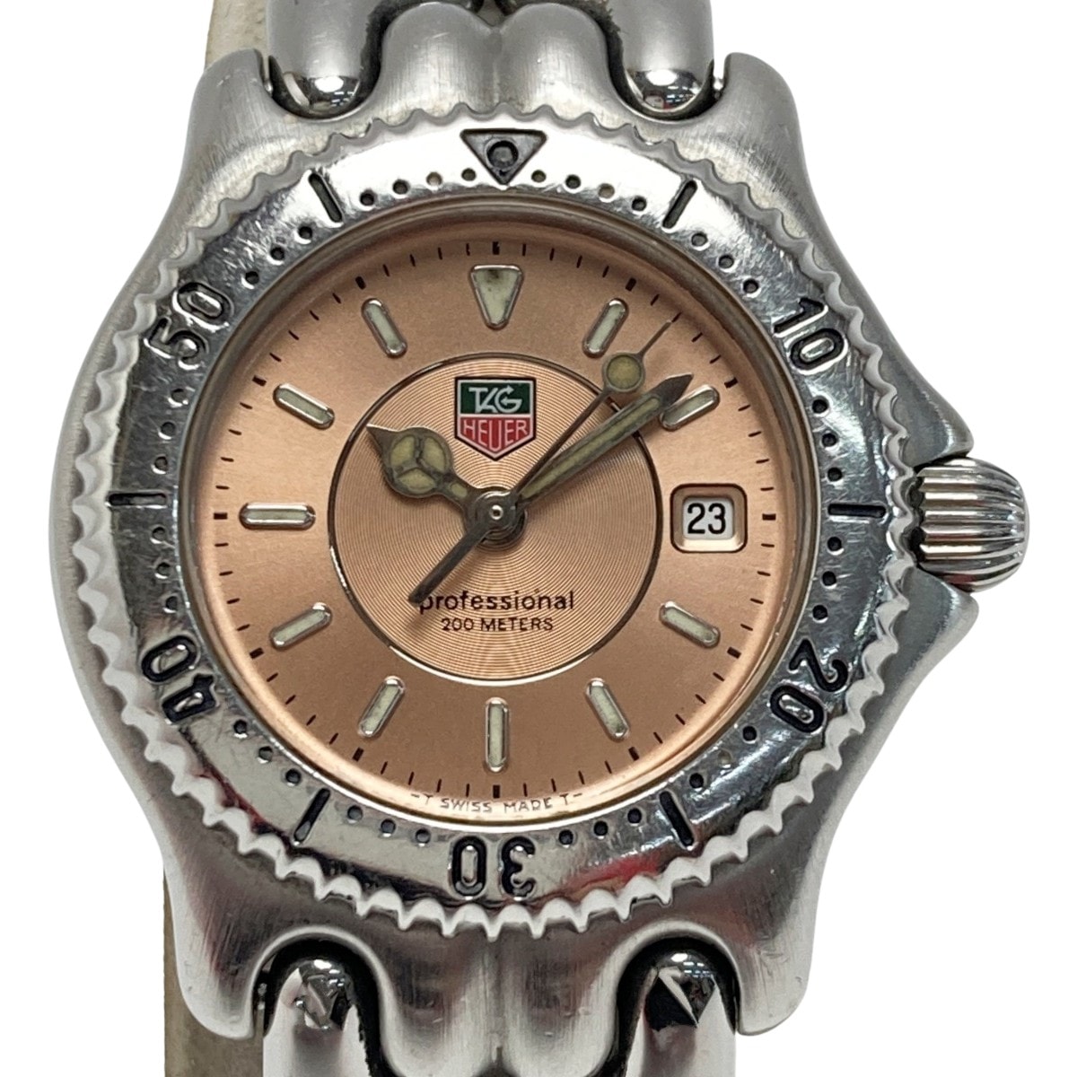 TAG HEUER タグホイヤー セル デイト WG131D ピンク クォーツ レディース 腕時計