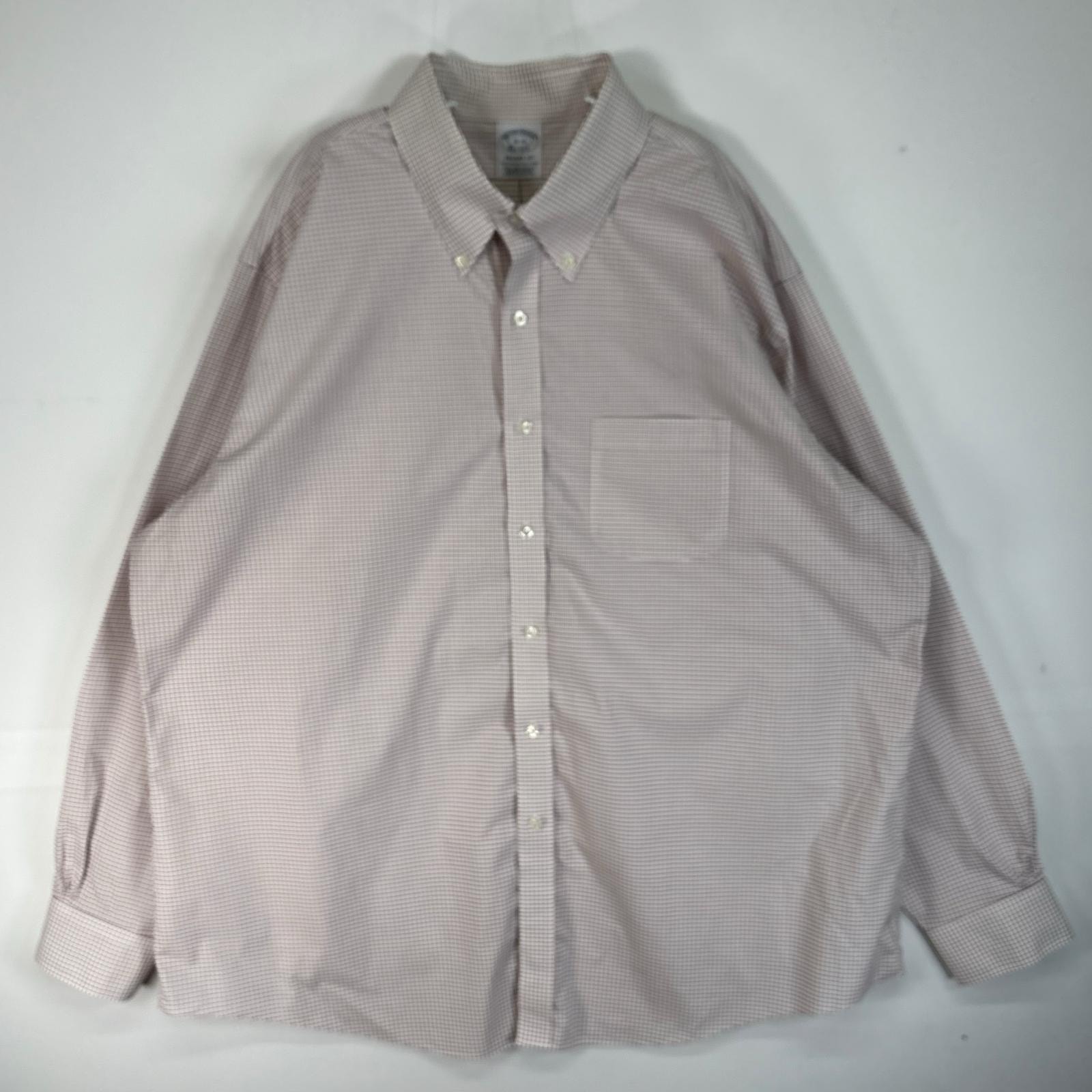 古着 ブルックスブラザーズ Brooks Brothers 長袖シャツ 胸ポケ ボタンダウン REGENT 2XL  レッド系 チェック メンズ