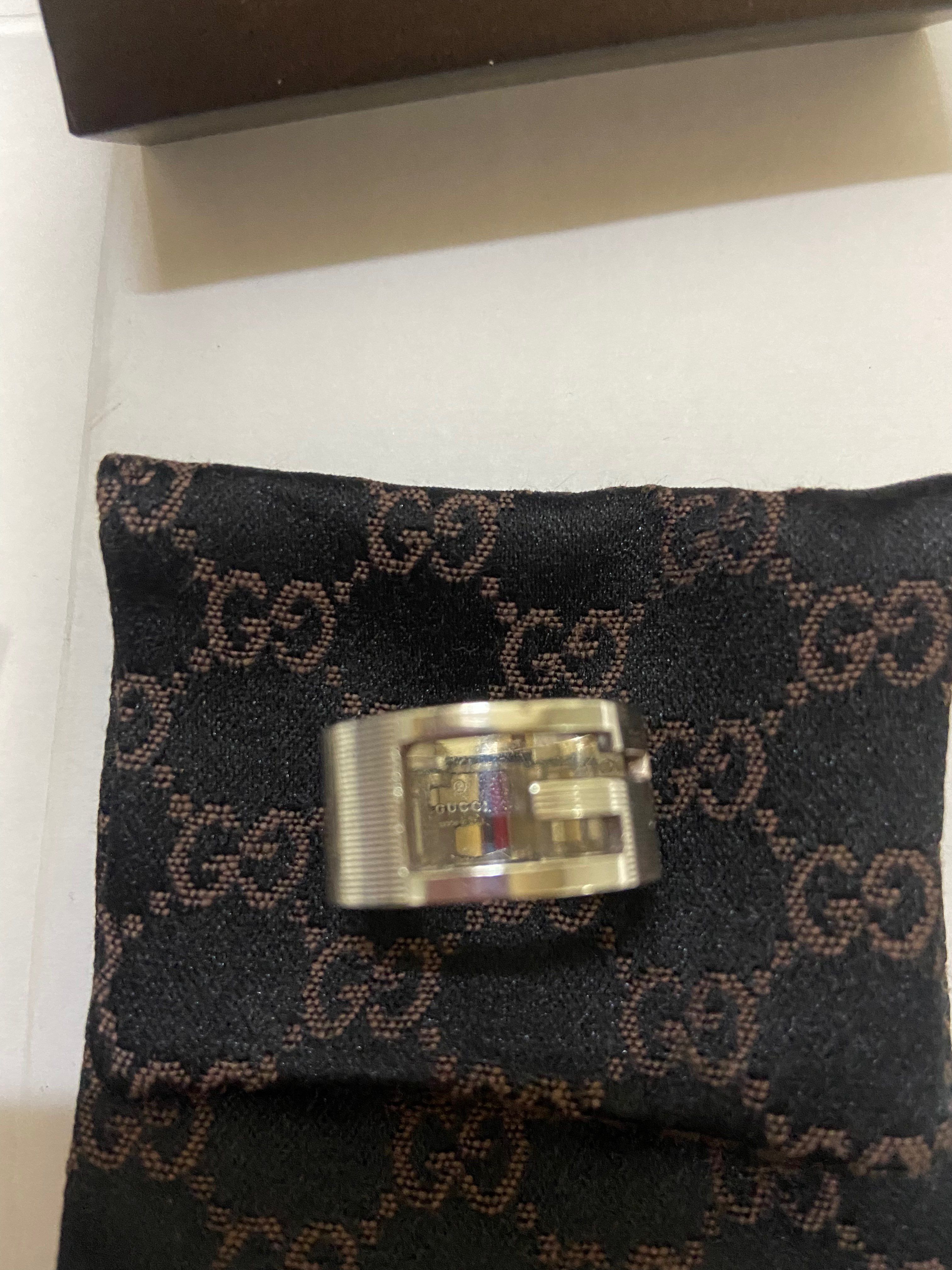 Gucci Branded Regular G ring "Silver"