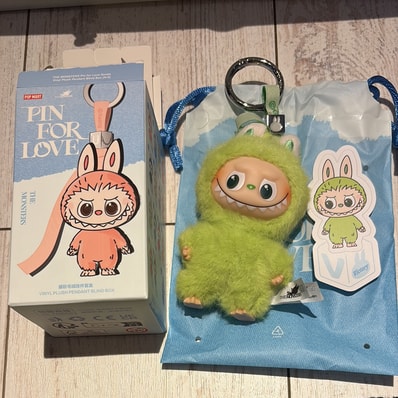 POP MART THE MONSTERS (LABUBU) Pin for Love Series-Vinyl Plush Pendant (N-Z) V