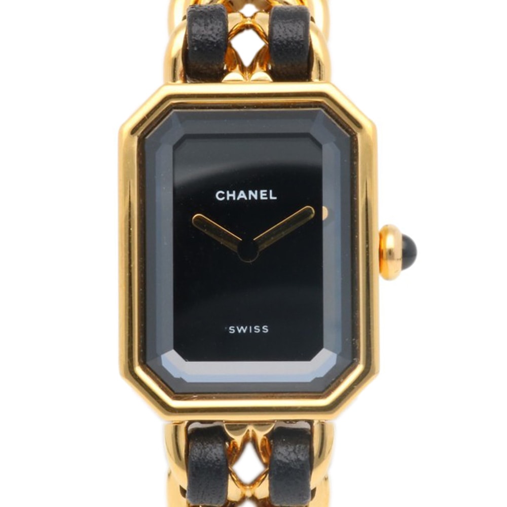 シャネル プルミエール M 腕時計 時計 GP H0001 クオーツ レディース 1年保証 CHANEL  中古