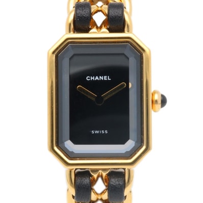 シャネル プルミエール M 腕時計 時計 GP H0001 クオーツ レディース 1年保証 CHANEL 中古