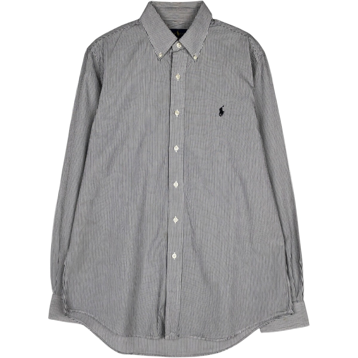 古着 ラルフローレン Ralph Lauren 長袖 ボタンダウンストライプシャツ メンズM相当/eaa663249