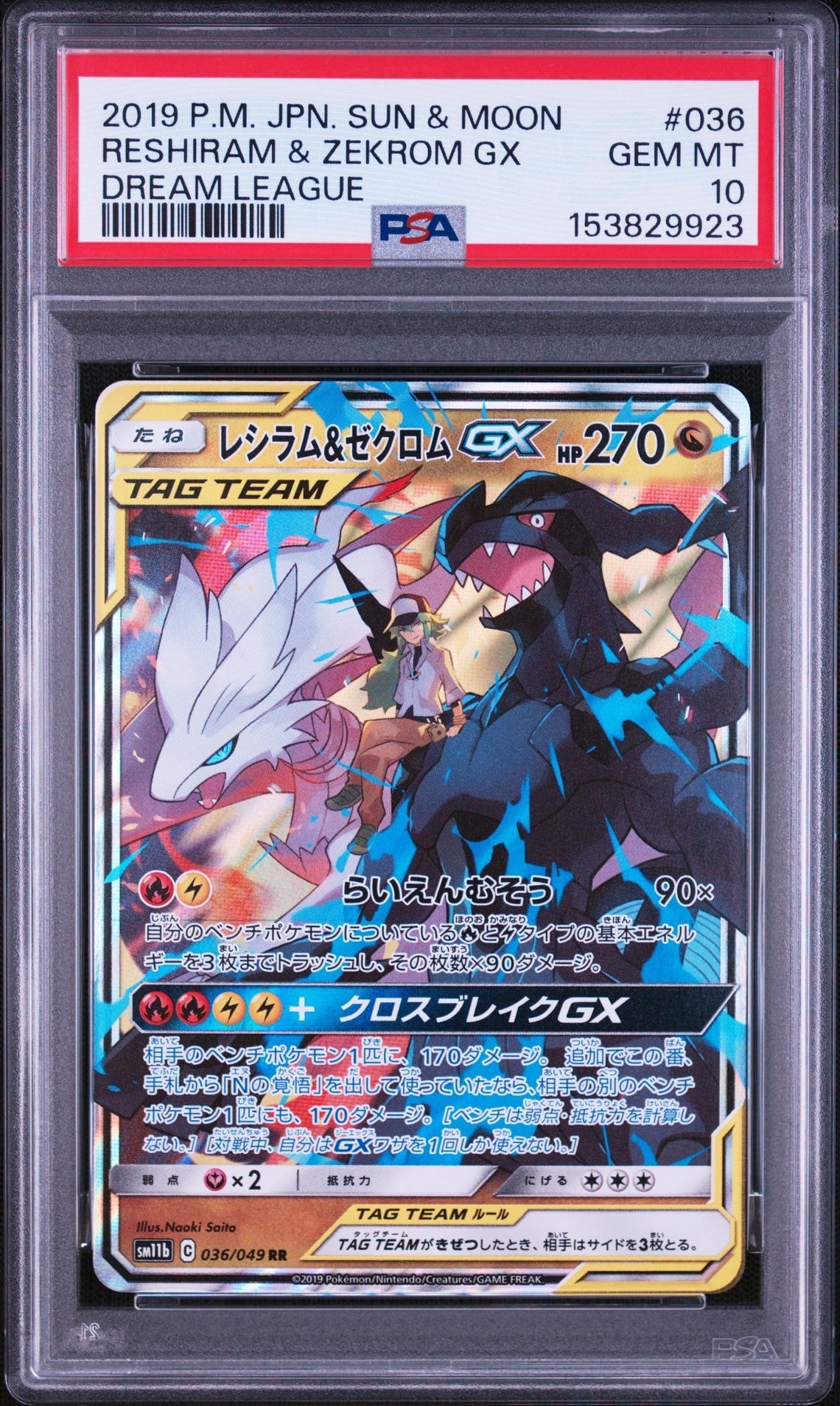 レシラム＆ゼクロムGX (N) RR[SM11b 036/049](強化拡張パック