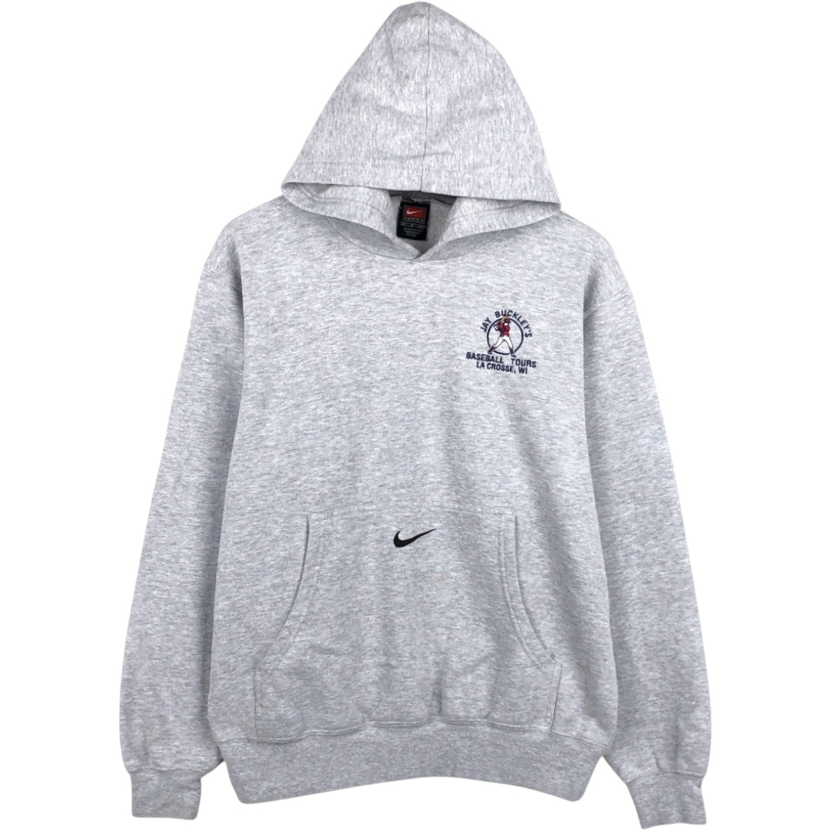 古着 00年代 ナイキ NIKE NIKE TEAM センターロゴ スウェットプルオーバーパーカー メンズS相当/eaa678986