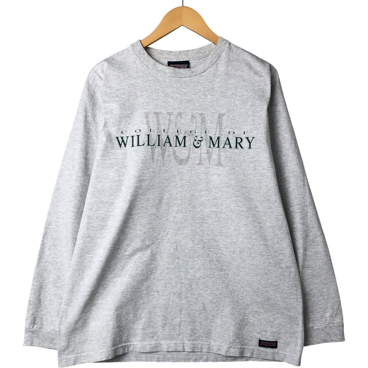 古着 90年代 ジャンスポーツ JANSPORT カレッジ ロングTシャツ ロンT USA製 メンズL相当 ヴィンテージ/eaa546902