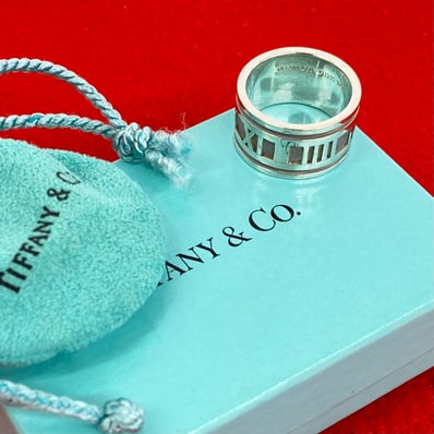 TIFFANY&Co. ティファニー アトラス ワイド リング シルバー925 リング・指輪 14号 シルバー
83213