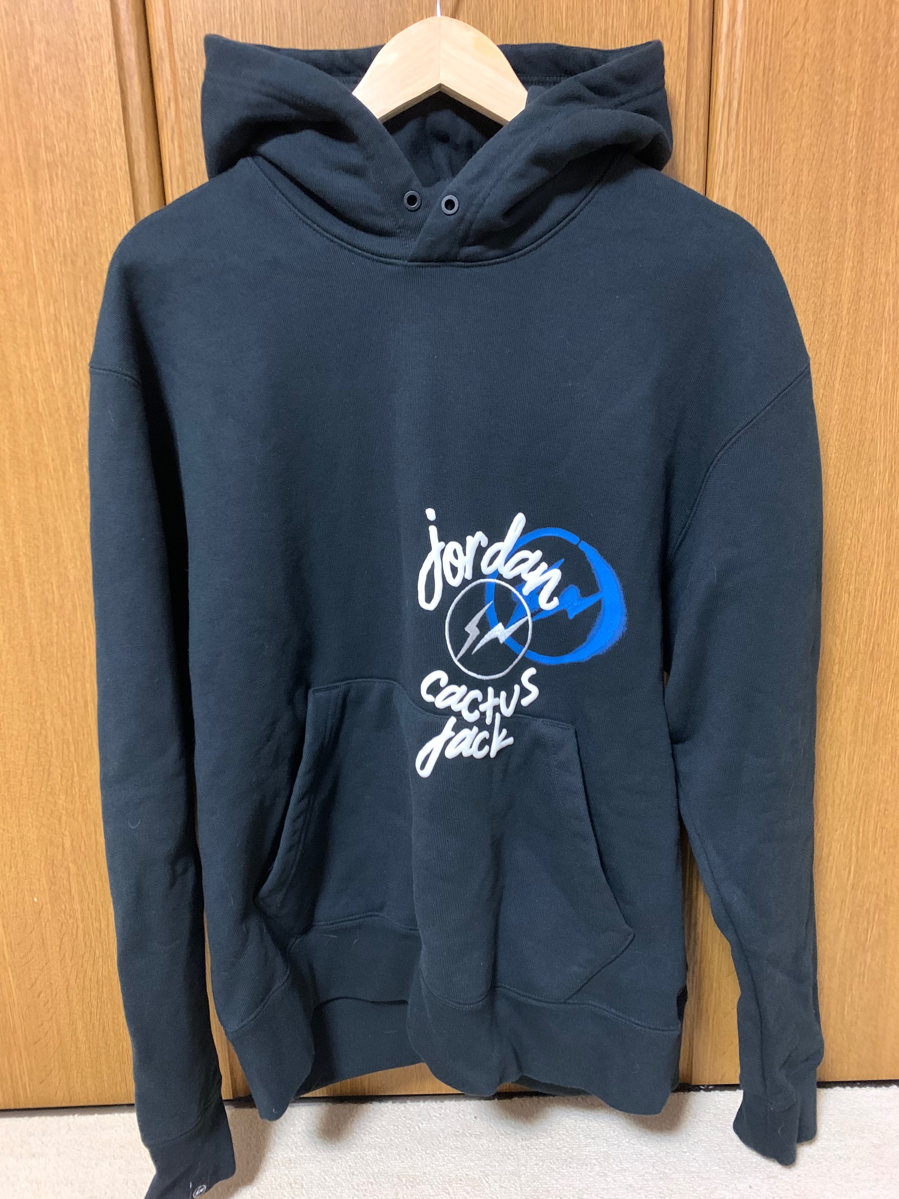 Air Jordan Travis Scott Fragment Hoodie "Black"