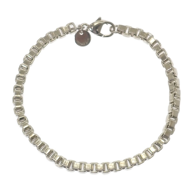 ティファニー TIFFANY&Co. ベネチアンリンク 60150727 ブレスレット スターリングシルバー シルバー ミディアム メンズ レディース【中古】【ABランク】