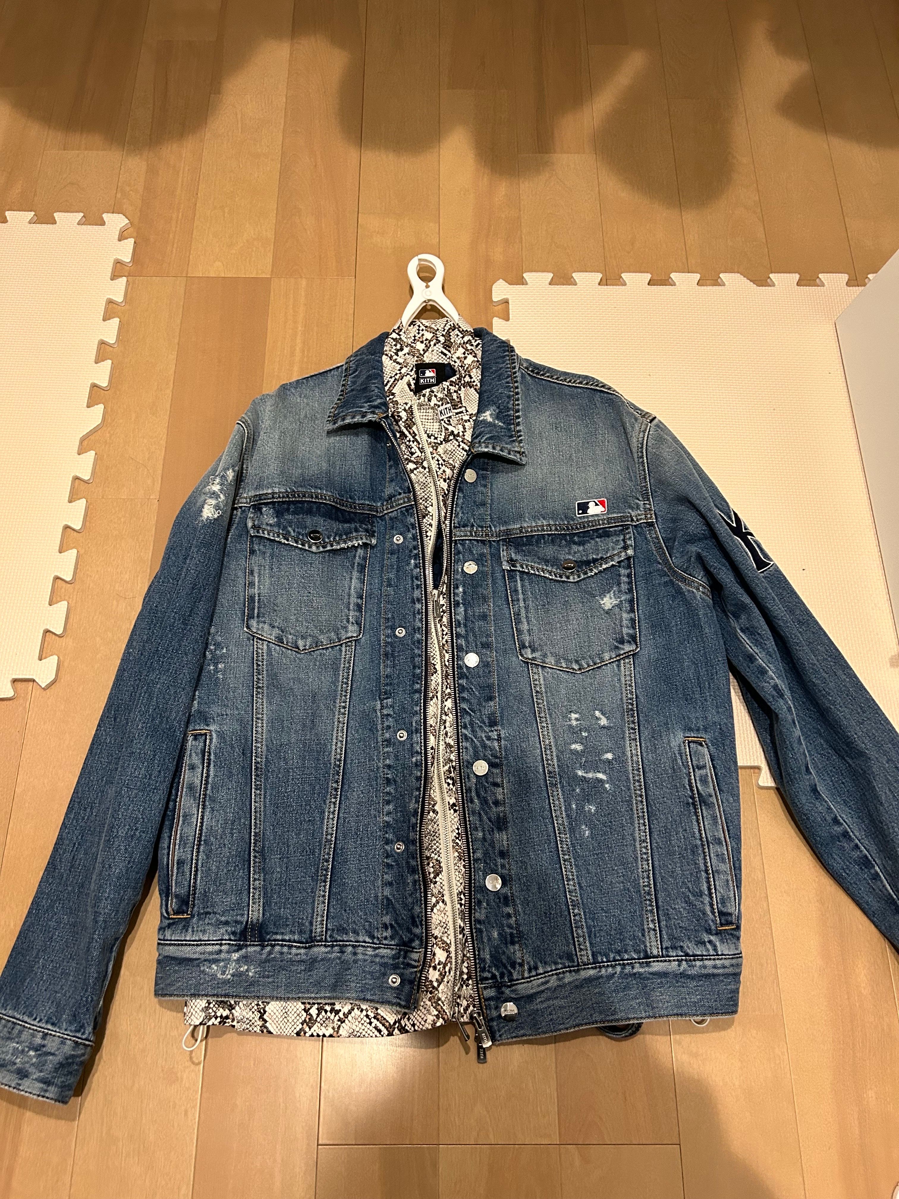 KITH MLB Newyork Yankees denim jaket