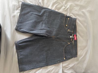 Supreme Rigid Baggy Selvedge Denim Short "Rigid Indigo"