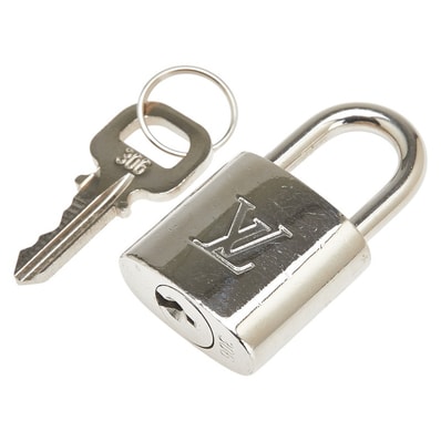 ルイ ヴィトン カデナ 南京錠 キー セット シルバー メタル レディース LOUIS VUITTON 【中古】