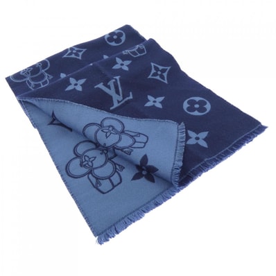ルイヴィトン LOUIS VUITTON エシャルプモノグラムヴィヴィエンヌ M77129 MUFFLER