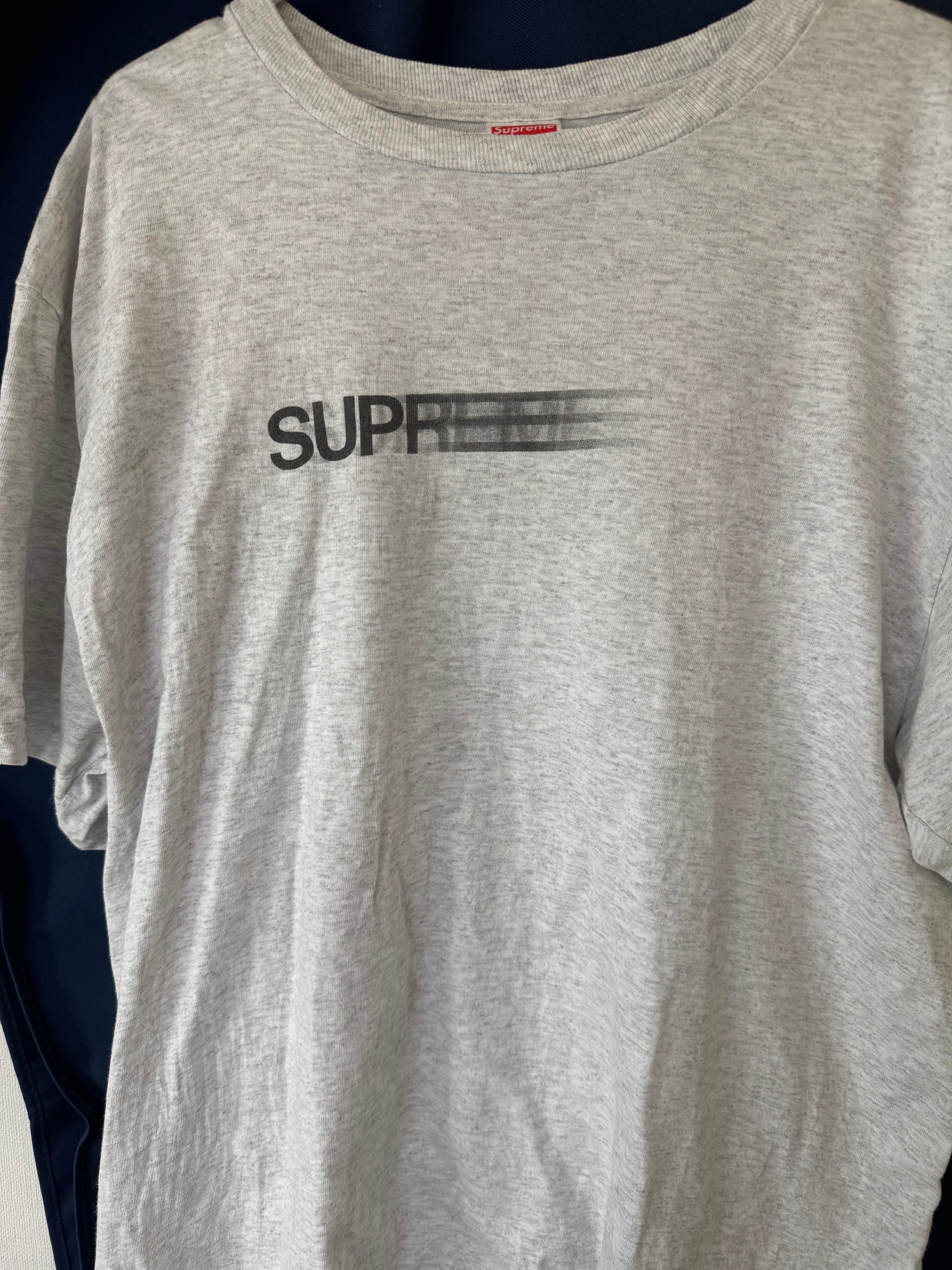 Supreme Motion Logo Tee "Ash Grey" (20SS)