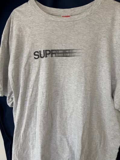 Supreme Motion Logo Tee "Ash Grey" (20SS)