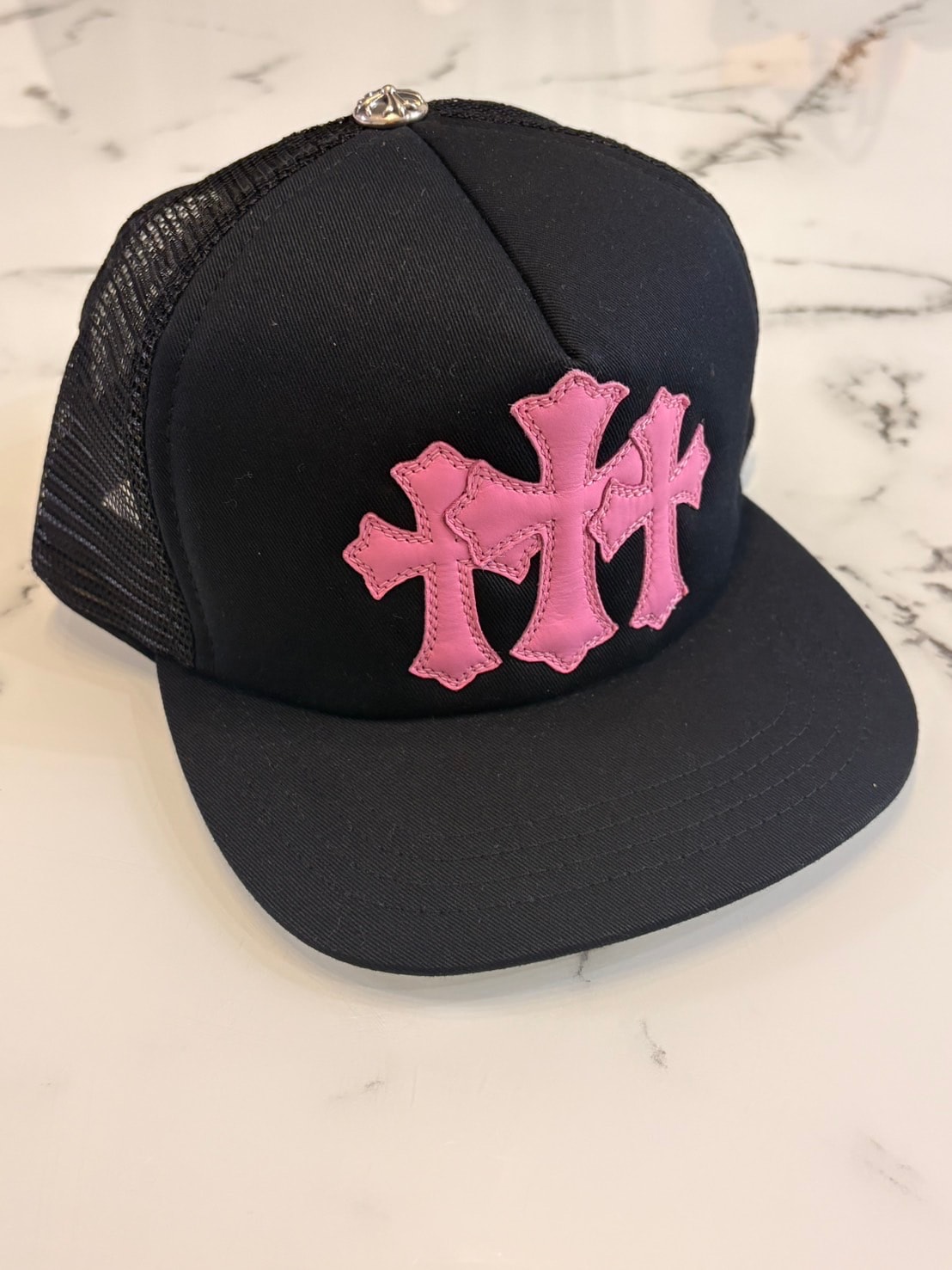 Chrome Hearts Trucker Cap "Black/Pink"