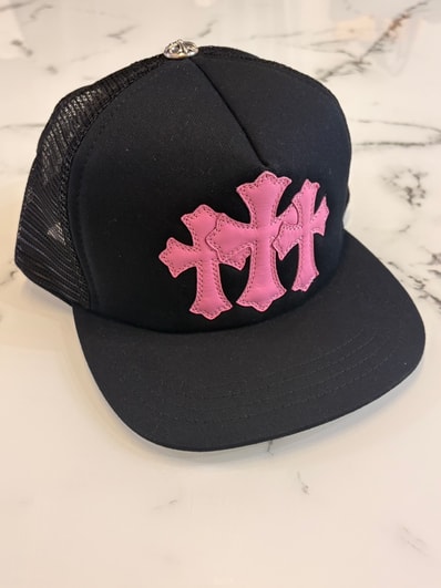 Chrome Hearts Trucker Cap "Black/Pink"