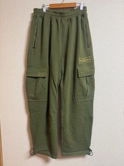 BlackEyePatch x Wasted Youth SWEAT CARGO PANTS "Olive" / VERDY