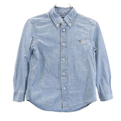 RALPH LAUREN 長袖 シャンブレー ボタンダウンシャツ