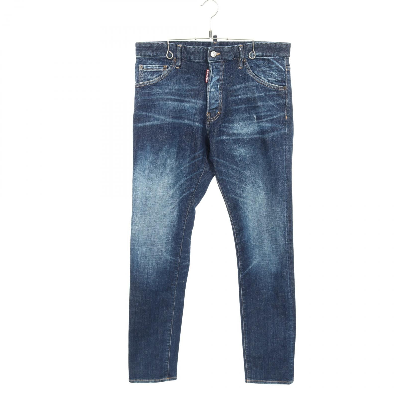 ディースクエアード DSQUARED2 Cool Guy Jean デニムパンツ 衣料品 ボトムス コットン メンズ ネイビー系 【中古】