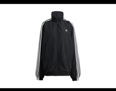 adidas Firebird Oversized Track Top "Black"