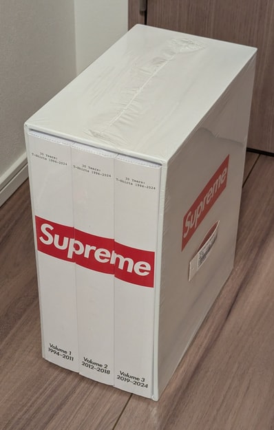 Supreme 30 Years T-Shirts 1994-2024 Book (3-Volumes) "White"