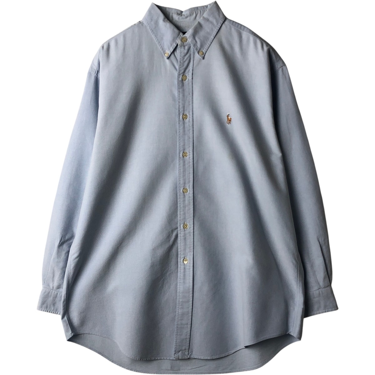 古着 ラルフローレン Ralph Lauren YARMOUTH 長袖 ボタンダウンシャツ メンズL相当/eaa632540