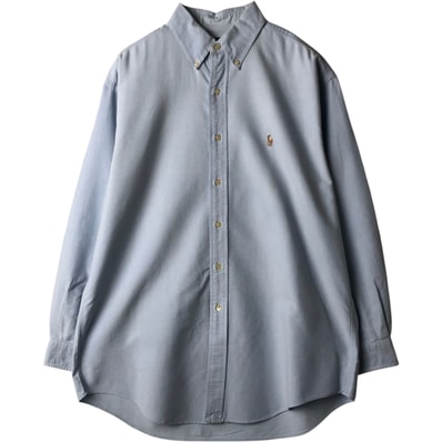 古着 ラルフローレン Ralph Lauren YARMOUTH 長袖 ボタンダウンシャツ メンズL相当/eaa632540
