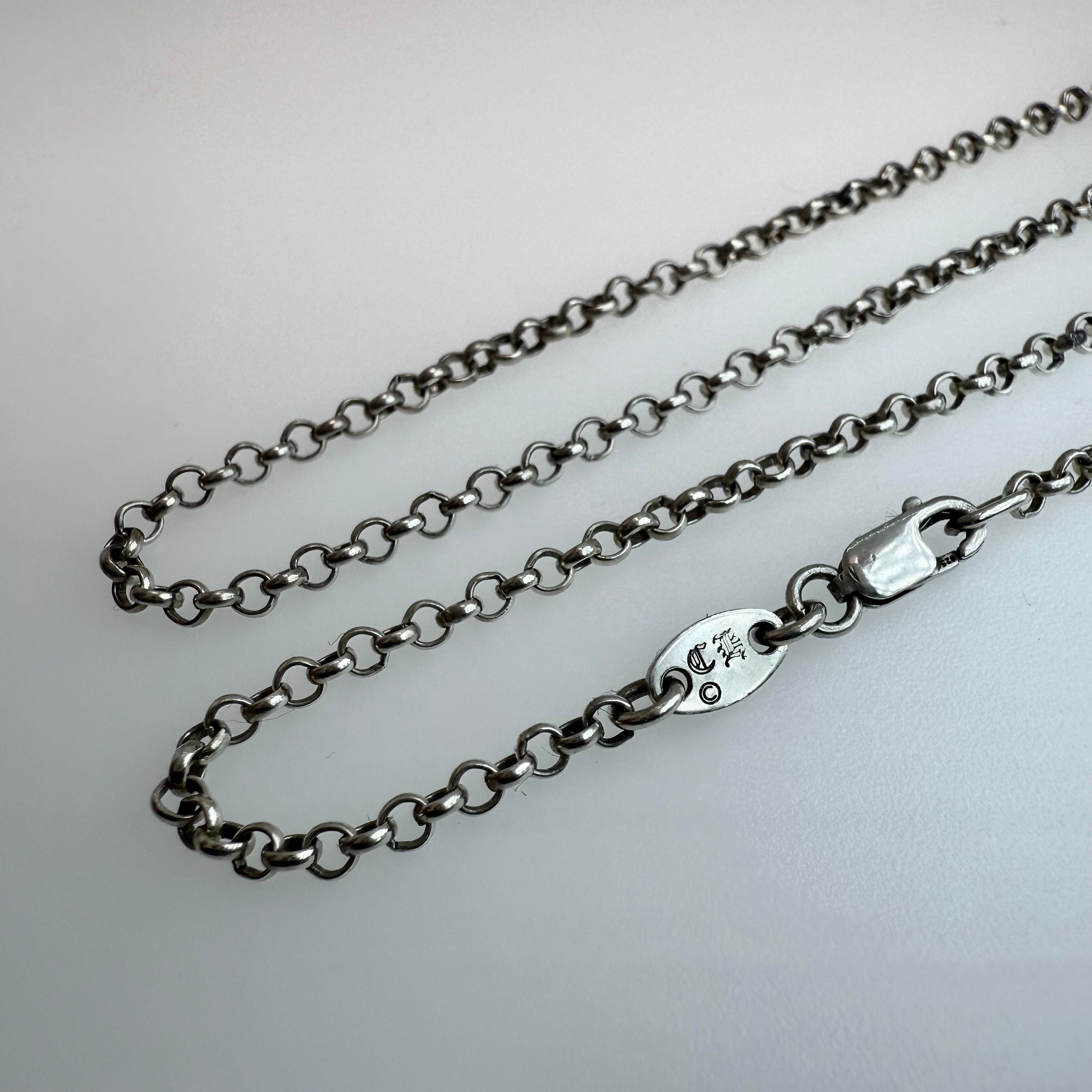 Chrome Hearts Roll Chain Necklace "Silver"