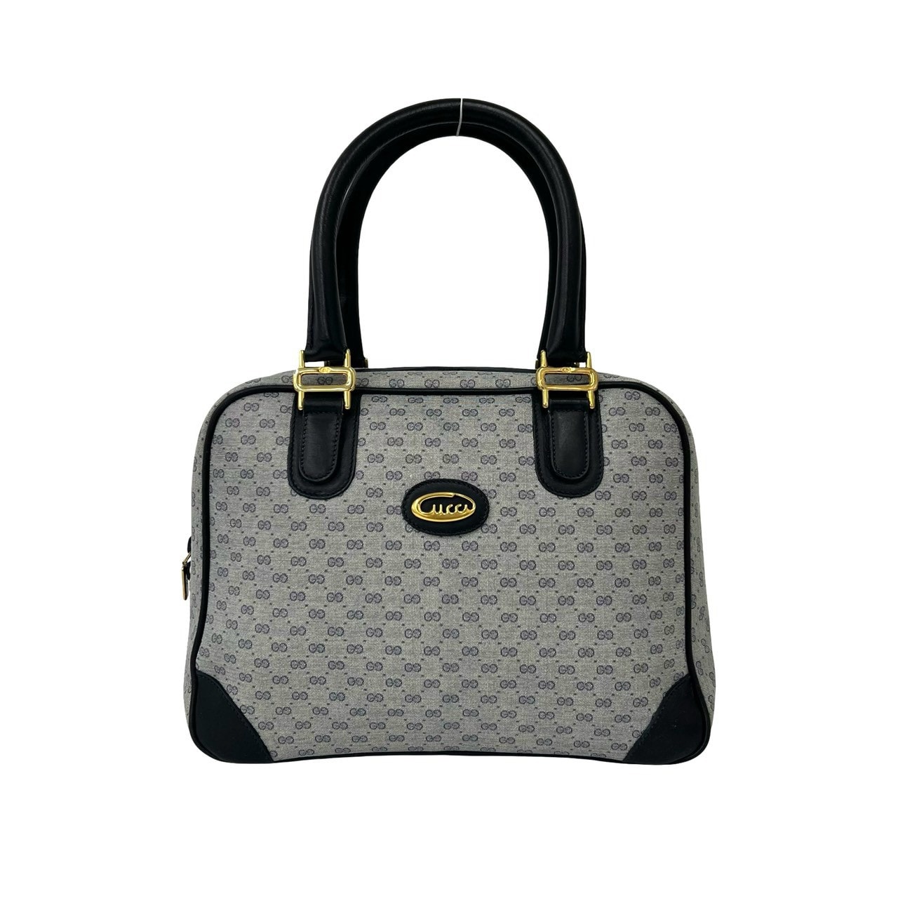 GUCCI グッチ　ハンドバック B (目立った傷や汚れなし)】GUCCI グッチ マイクロGG ロゴ 金具 レザー
