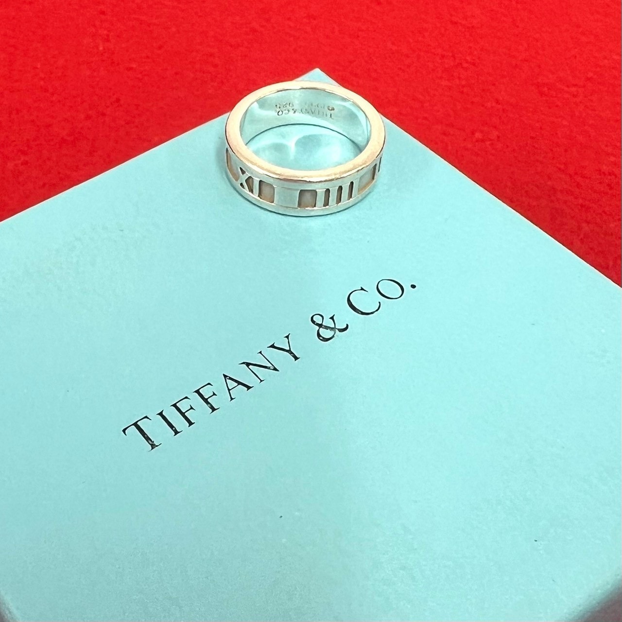 TIFFANY&Co. ティファニー アトラス リング シルバー925 リング・指輪 10号 シルバー
 74761