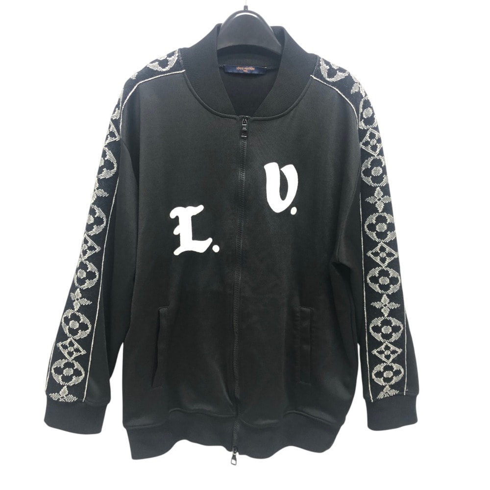 ルイヴィトン LOUIS VUITTON LVフラワーバンド トラックジャケット RM212 ZSC HLY92W 21AW アパレル アウター ジャケット ポリエステル ブラック