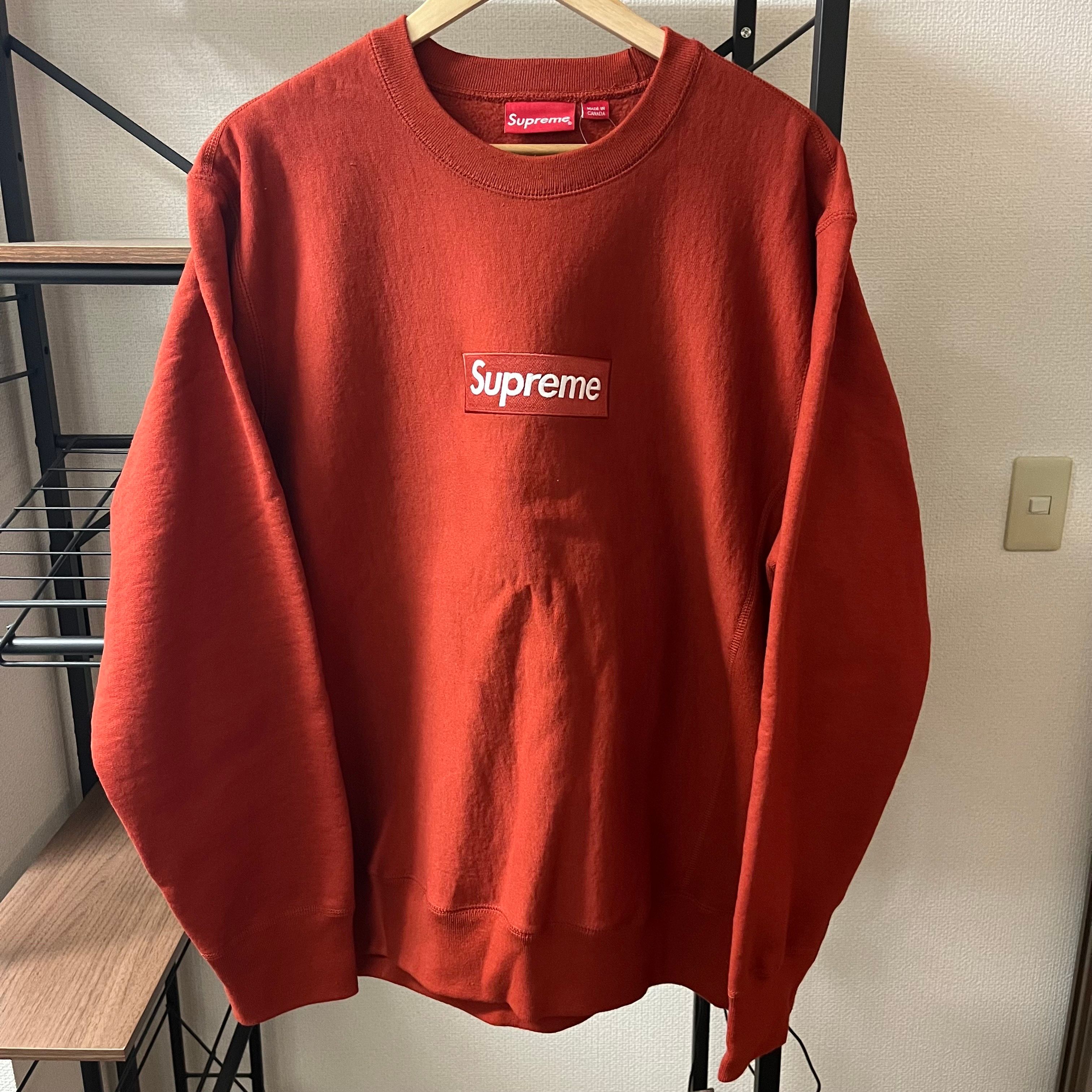 Supreme Box Logo Crewneck Sweatshirt "Rust" (18FW)