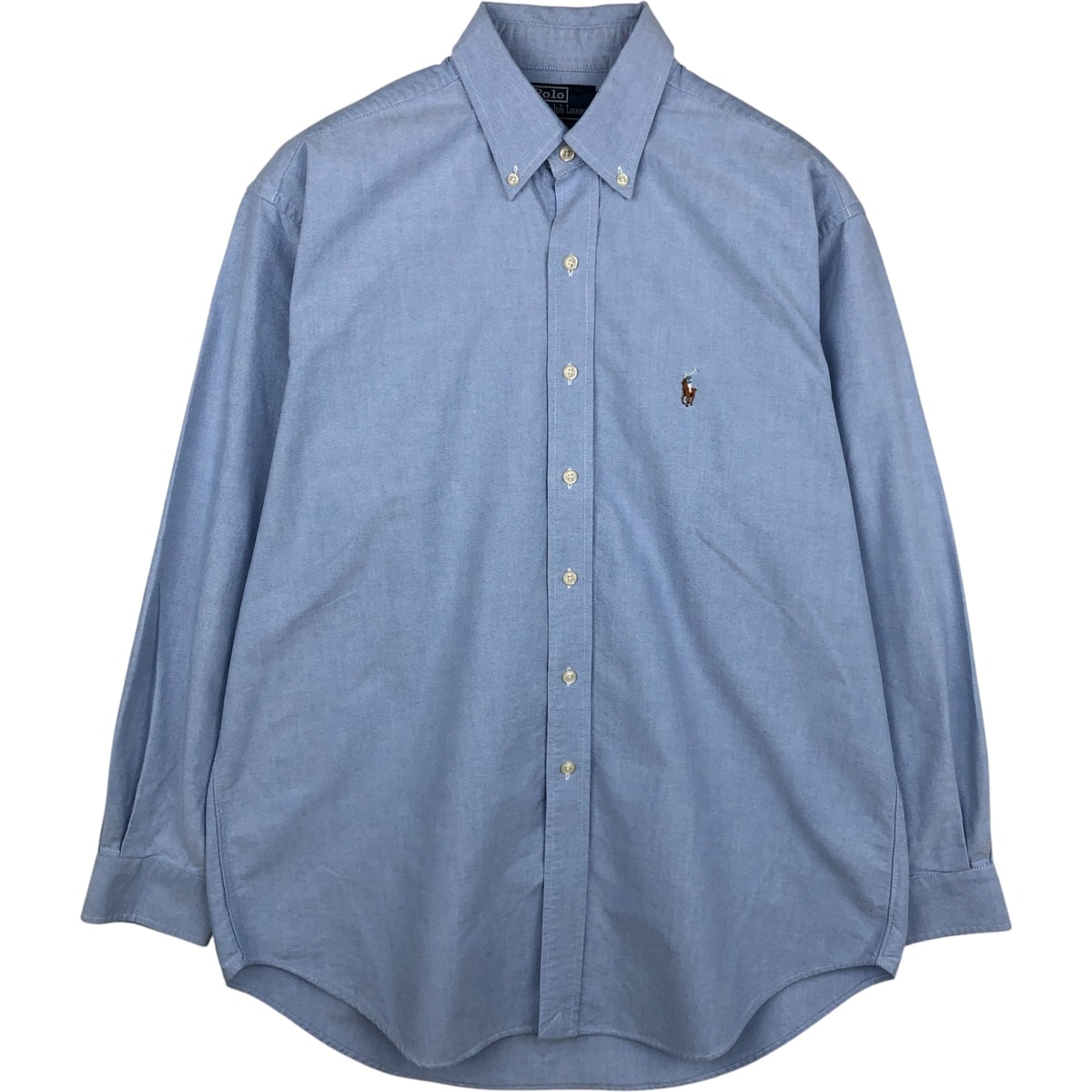 古着 ラルフローレン Ralph Lauren POLO by Ralph Lauren YARMOUTH 長袖 ボタンダウンシャツ メンズL相当/eaa615230