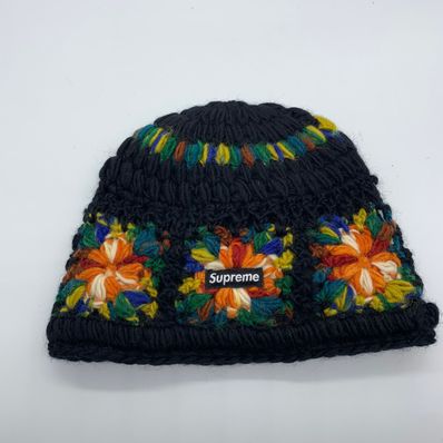 Supreme Crochet Beanie "Black"