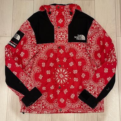 Supreme The North Face Bandana Mountain Parka "Red"