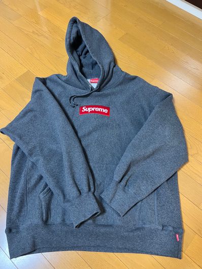 Supreme Box Logo Hooded Sweatshirt "Charcoal" (21FW)