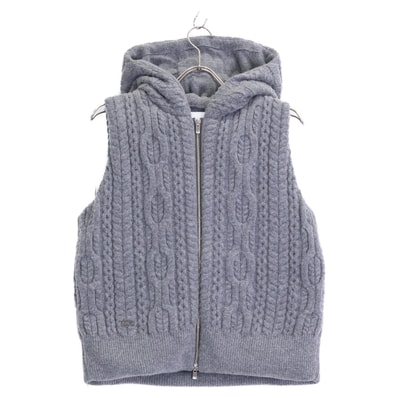 ラコステ BF055EL グレー ニットダウンベスト 38