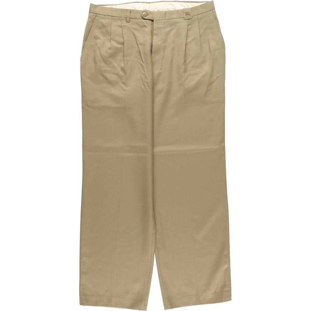 古着 バーバリー Burberry's BURBERRYS OF LONDON ツータック ウールパンツ スラックス メンズw34相当/eaa558471