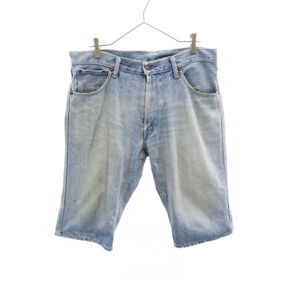Levi's リーバイス 503 デニムショートパンツ W34 ウォッシュブルー シンチバック