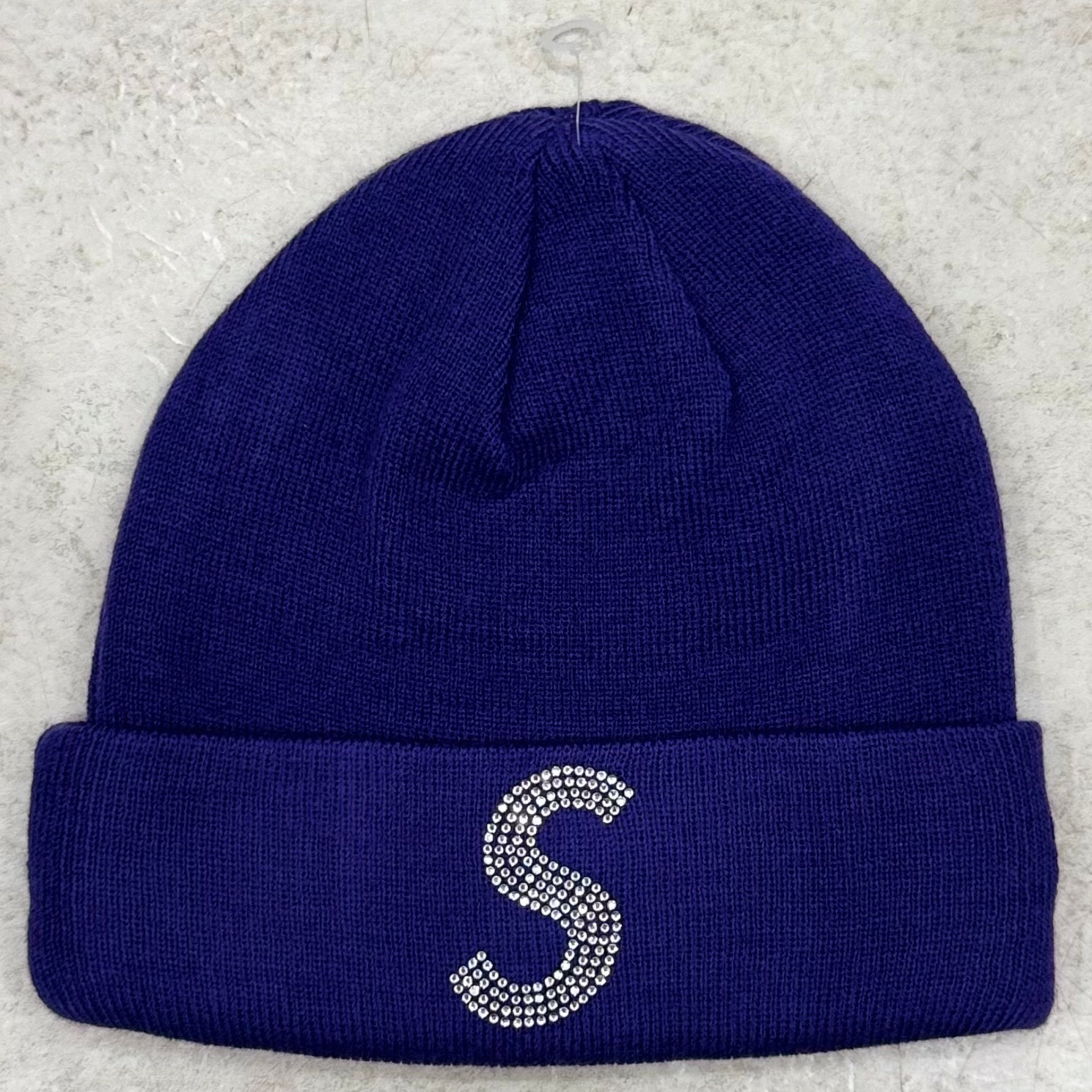 Supreme New Era Swarovski S Logo Beanie "Purple"
