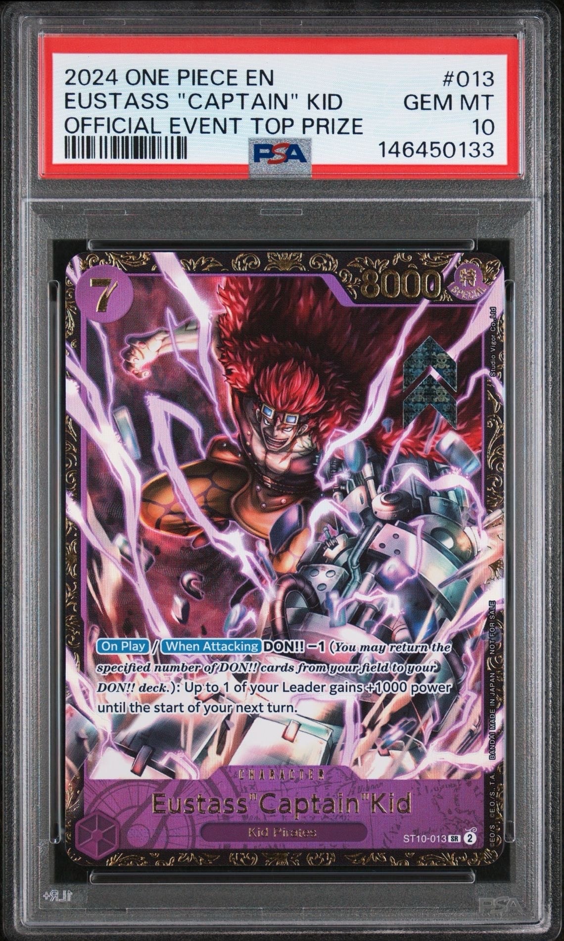 PSA10】ゴムゴムの業火拳銃 R-P [OP04-056](プレミアムブースター「ONE