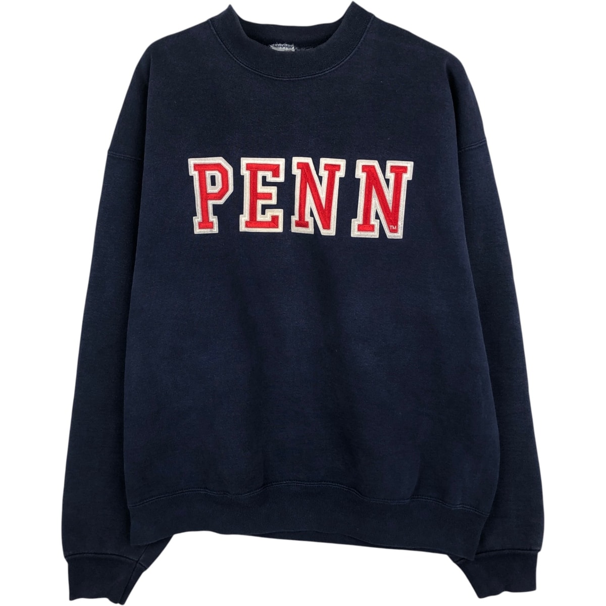 古着 90年代 フルーツオブザルーム FRUIT OF THE LOOM PENN ペンシルベニア大学 SUPER COTTON カレッジスウェットシャツ トレーナー USA製 メンズXL相当 ヴィンテージ/eaa625643