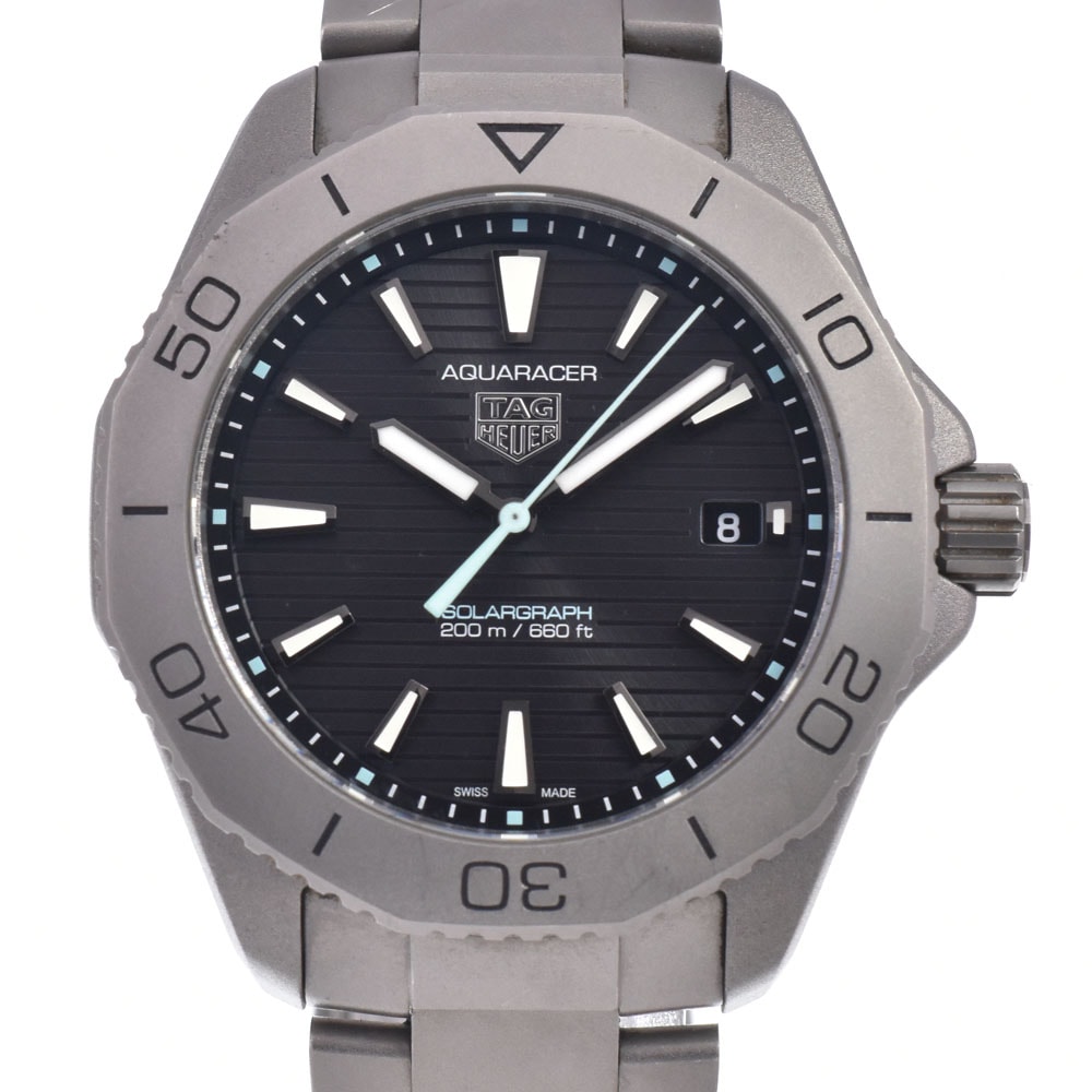 タグホイヤー TAG HEUER WBP1180.BF0000 アクアレーサー プロフェッショナル200 ソーラーグラフ ブラック ソーラー メンズ 腕時計 P#149088