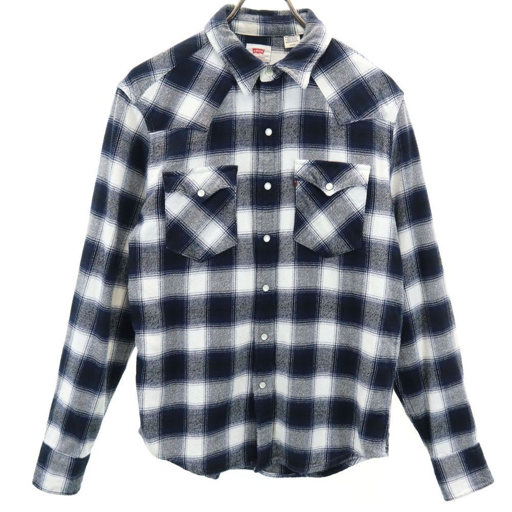 Levi's 長袖 ウエスタンヨーク ネルシャツ